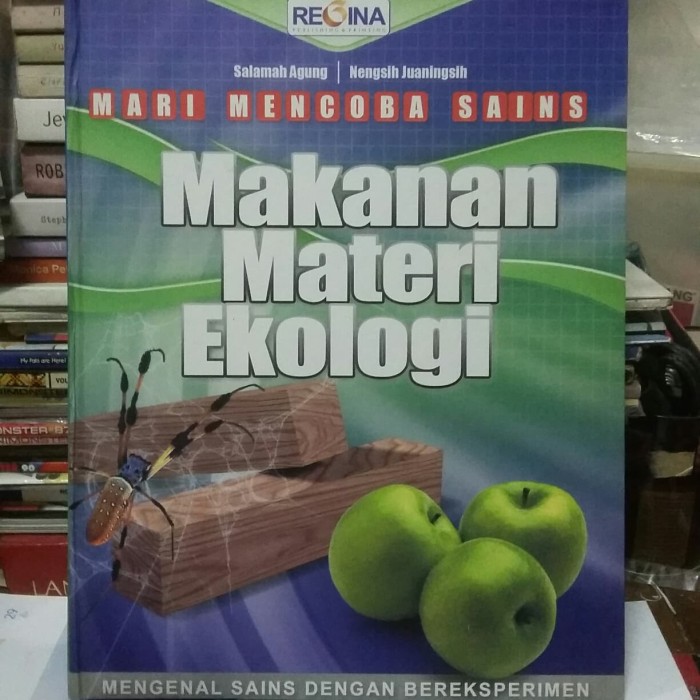 mari mencoba sains makanan materi ekologi